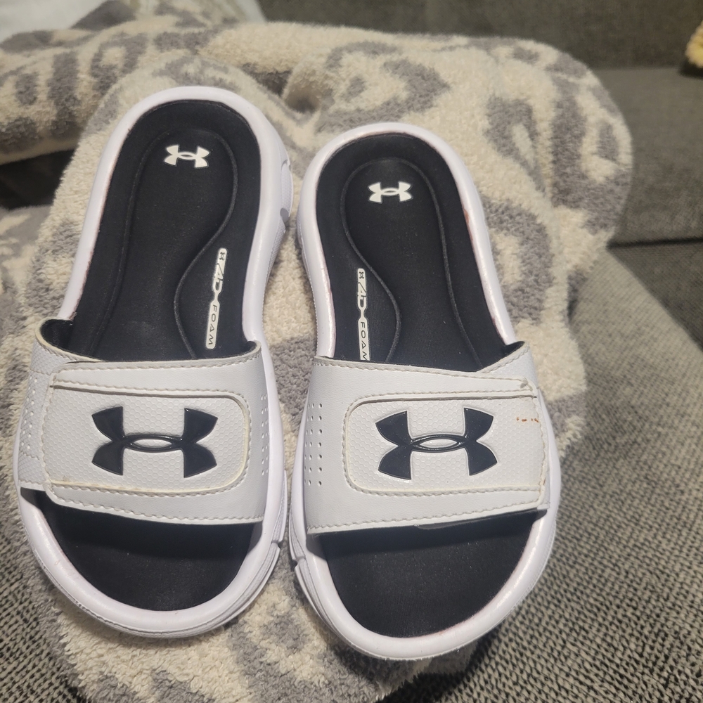 Under Armour Black and White Sport Sandals